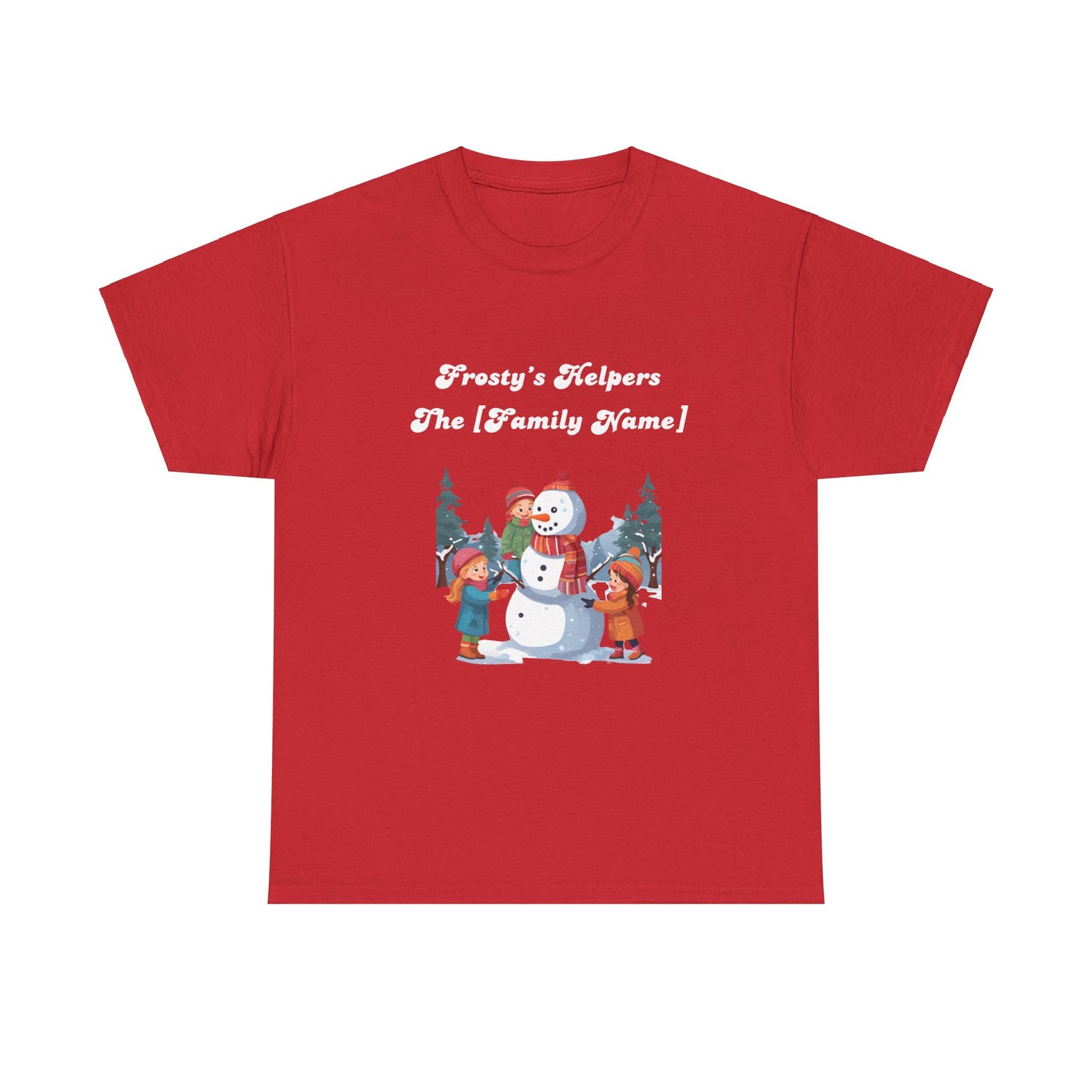 Frosty's Helpers The [Family Name] - Personalized Christmas Sweatshirt - Multiple Colours