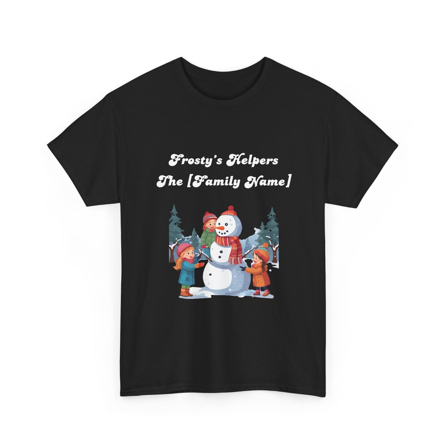 Frosty's Helpers The [Family Name] - Personalized Christmas Sweatshirt - Multiple Colours