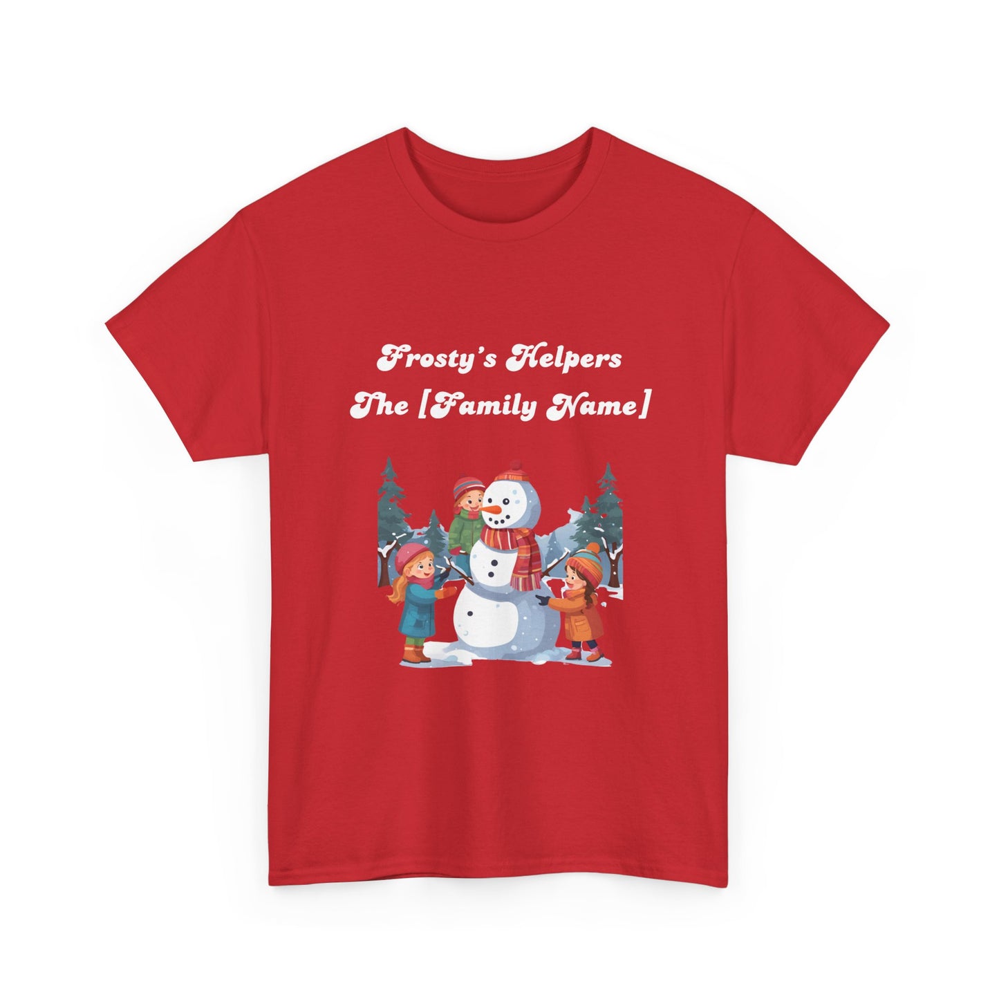 Frosty's Helpers The [Family Name] - Personalized Christmas Sweatshirt - Multiple Colours