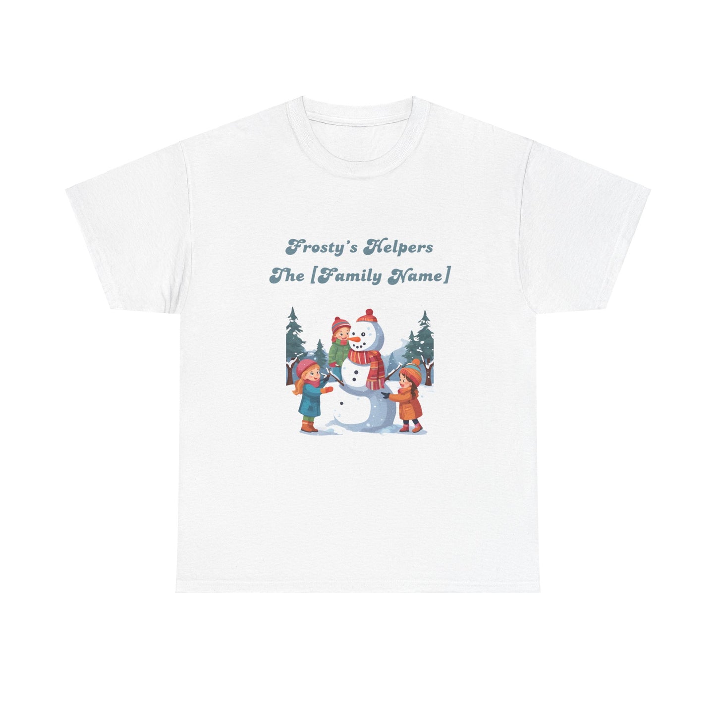 Frosty's Helpers The [Family Name] - Personalized Christmas Sweatshirt - Multiple Colours