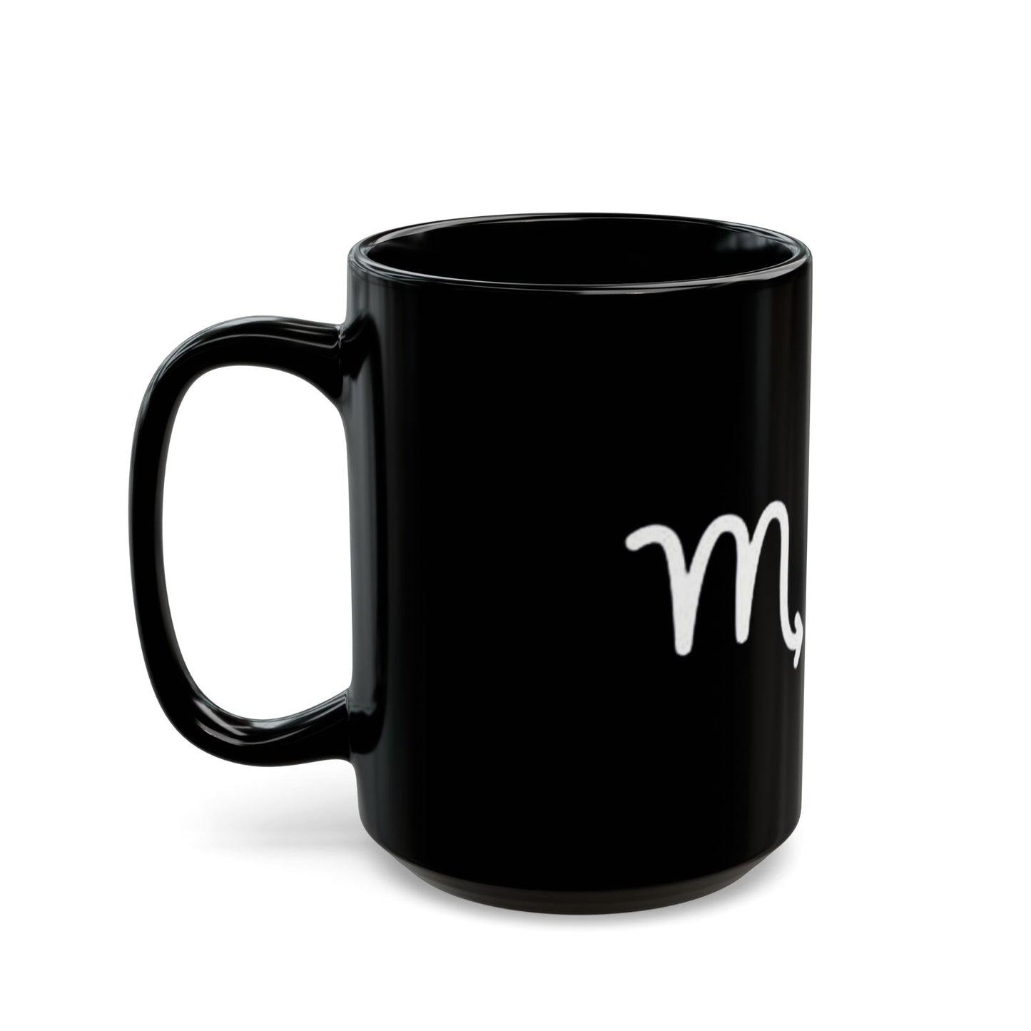 Personalized Scorpio Astrology Mug - Custom Name & Birth Date - 11oz/15oz Black Coffee Cup