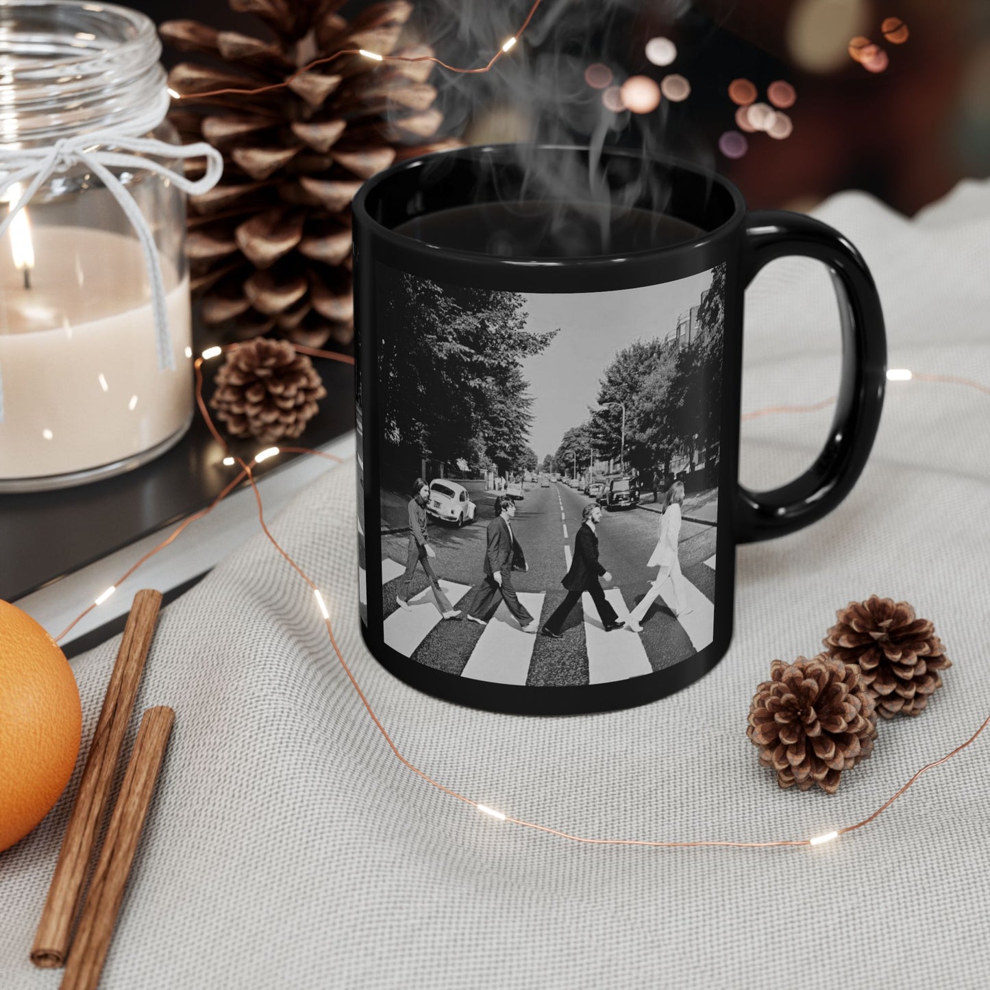 Mug - President of Cyprus Nikos Christodoulides - Beatles - Abbey Road Design