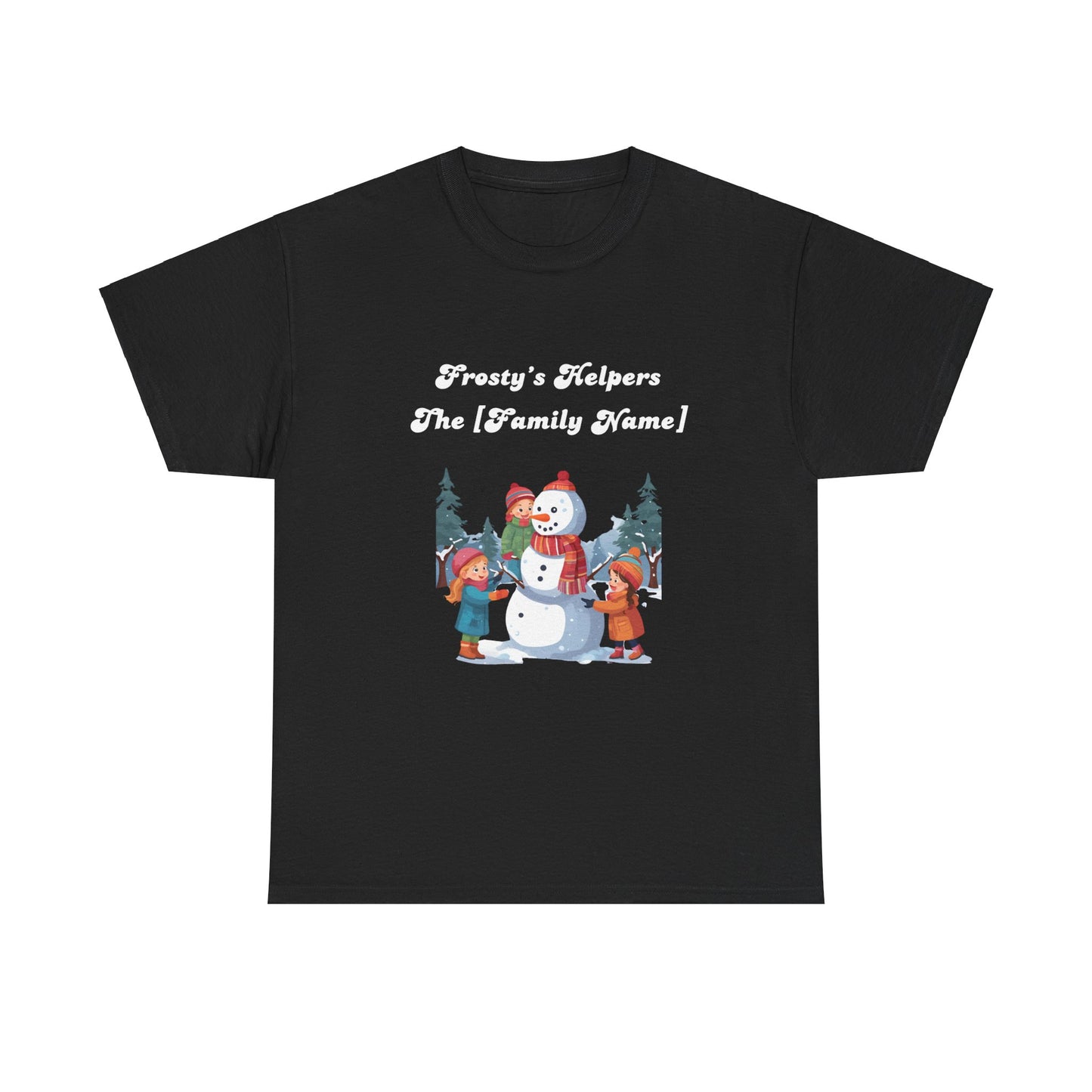 Frosty's Helpers The [Family Name] - Personalized Christmas Sweatshirt - Multiple Colours