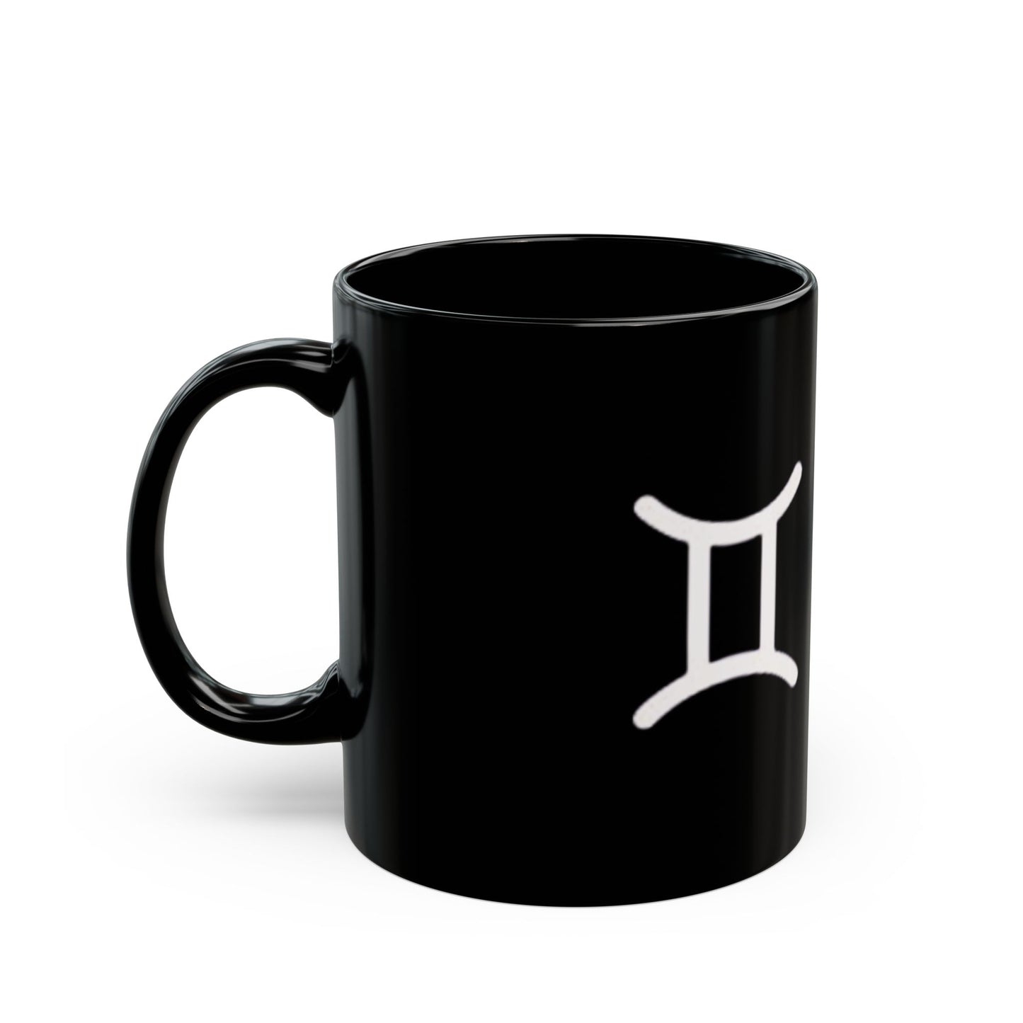 Personalized Gemini Astrology Mug - Custom Name & Birth Date - 11oz/15oz Black Coffee Cup